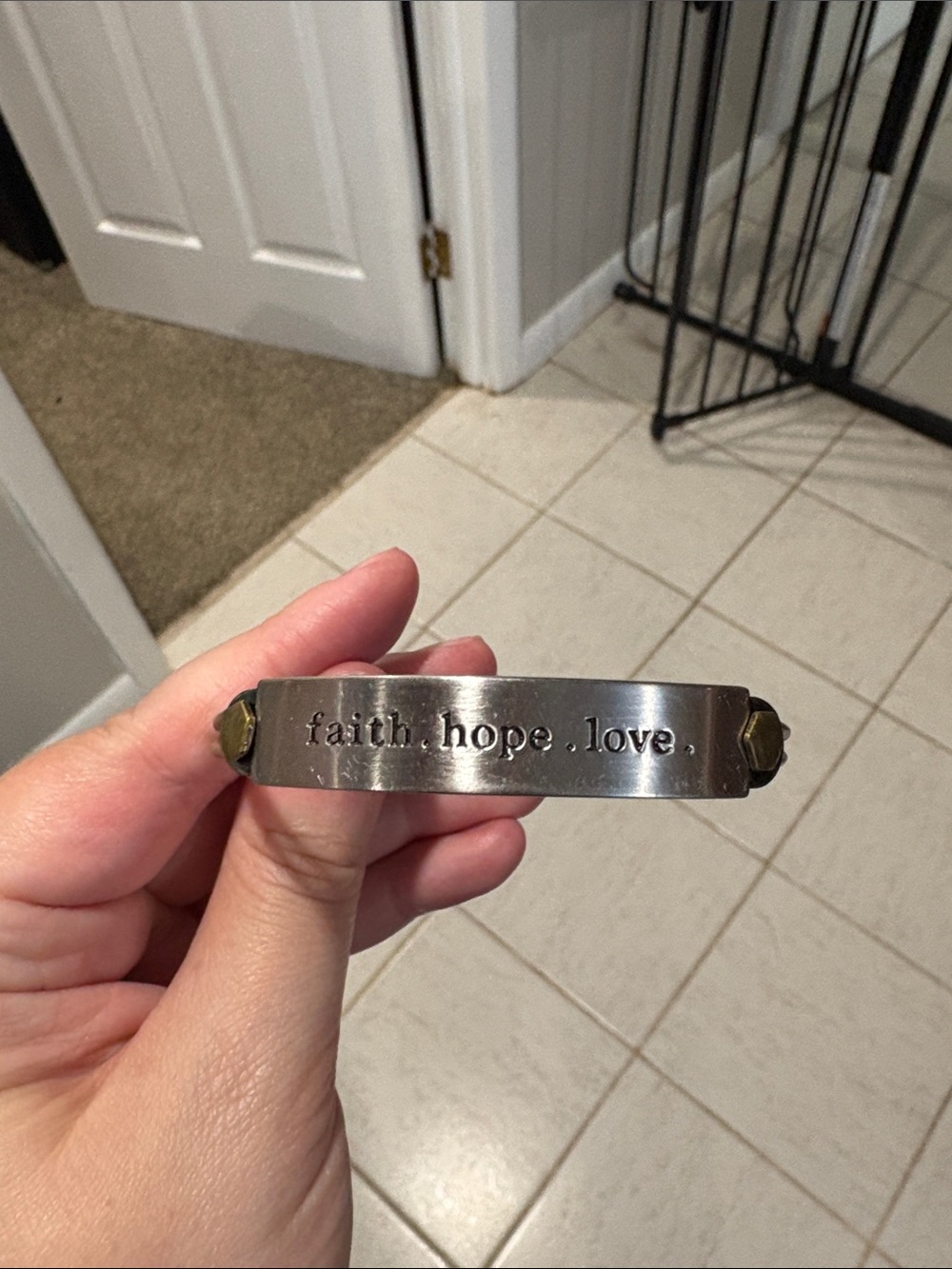 Mixed metal bracelet